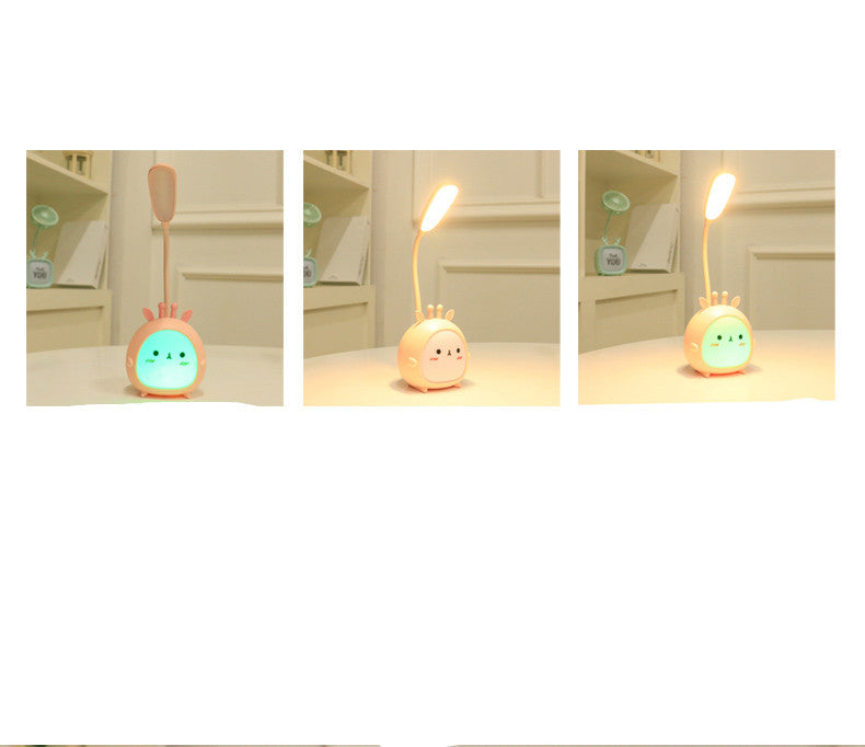 ABS Bedside LED Night Light For Dorm Study Safe Low Voltage