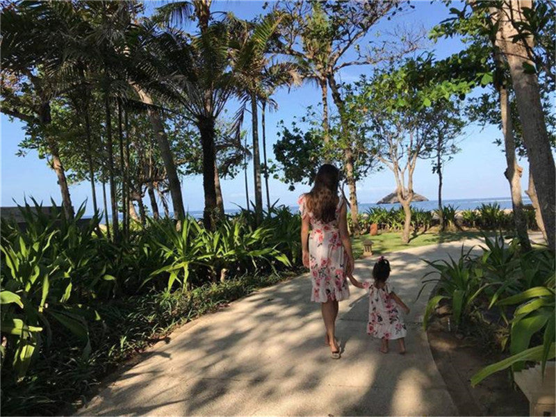 Parent-child Ruffled Sleeveless Dress
