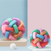 Pet Bite Resistant Colorful Sounding Bell Ball Toy