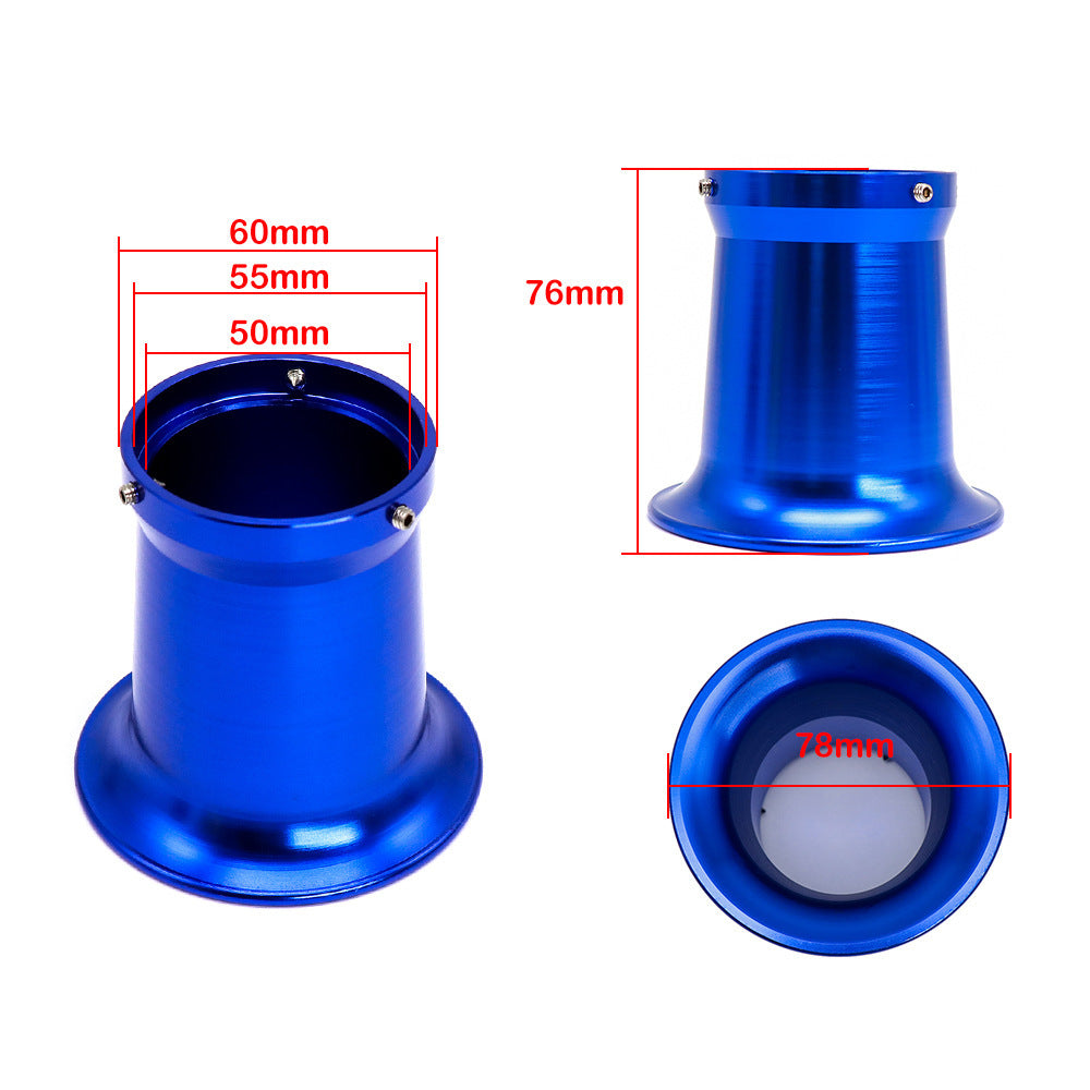Motorcycle KOSO PWK28 34mm PE Carburetor Air Filter Long Horn Air Inlet 50 55mm Wind Cup