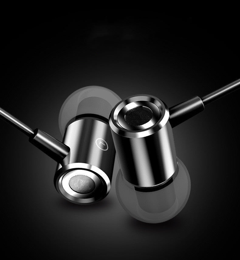 Wired Earphone Metal Magnetic Subwoofer In-Ear Cable