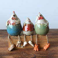 Ceramic chicken