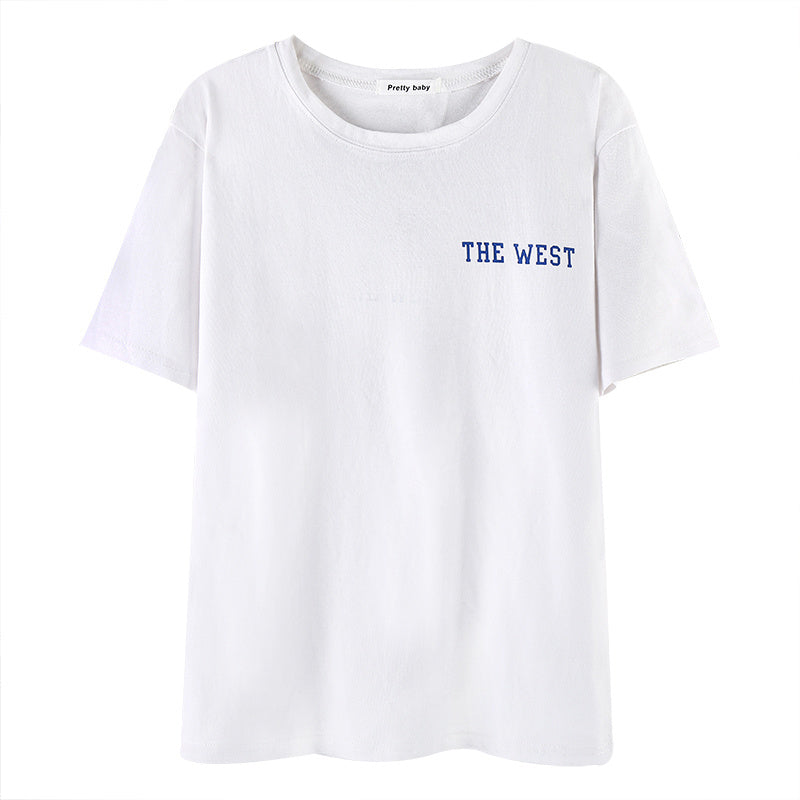 Design Niche Short-Sleeved T-Shirt Women Summer
