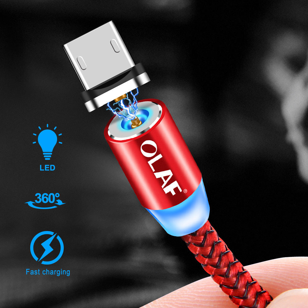 Suitable For Android Apple Type-C Three-In-One Mobile Phone Charging Cable