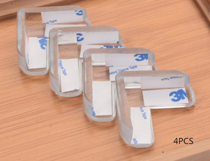 Soft PVC Table Corner Guard For Baby Safety With 3M Tape