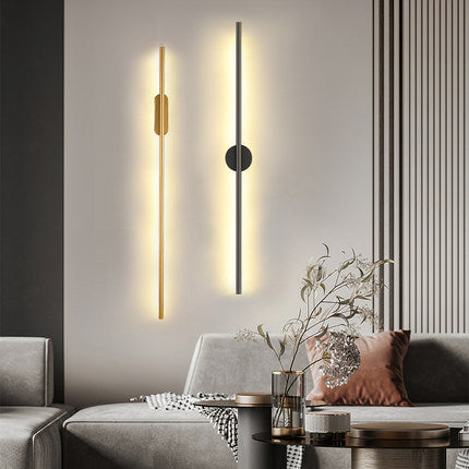 Creative LED Long Strip Wall Light – Modern Remote-Controlled Aluminum Ceiling Lamp
