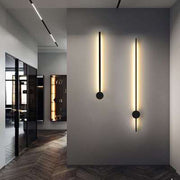 Creative LED Long Strip Wall Light – Modern Remote-Controlled Aluminum Ceiling Lamp
