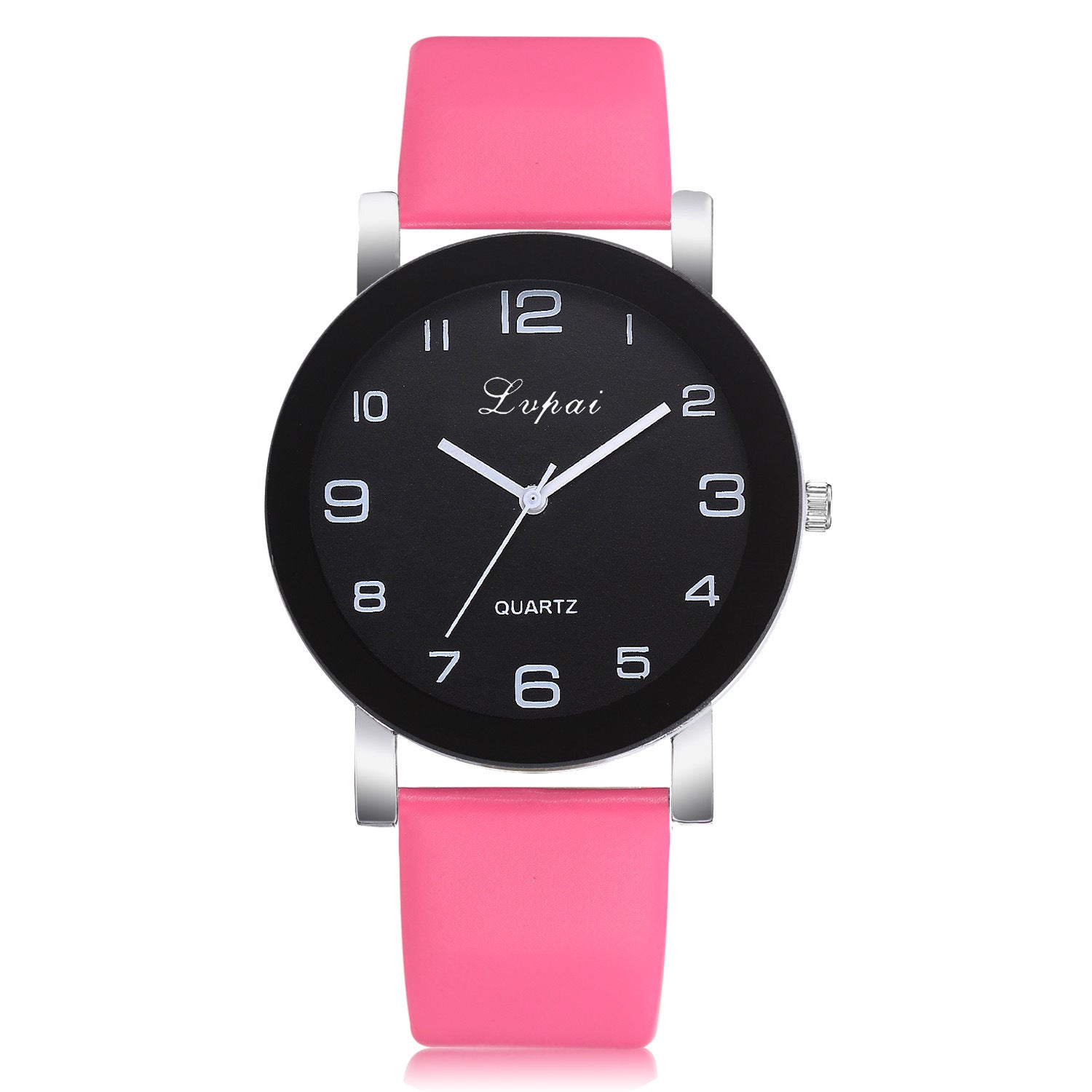 Colorful Casual PU Strap Ladies Fashion Watch