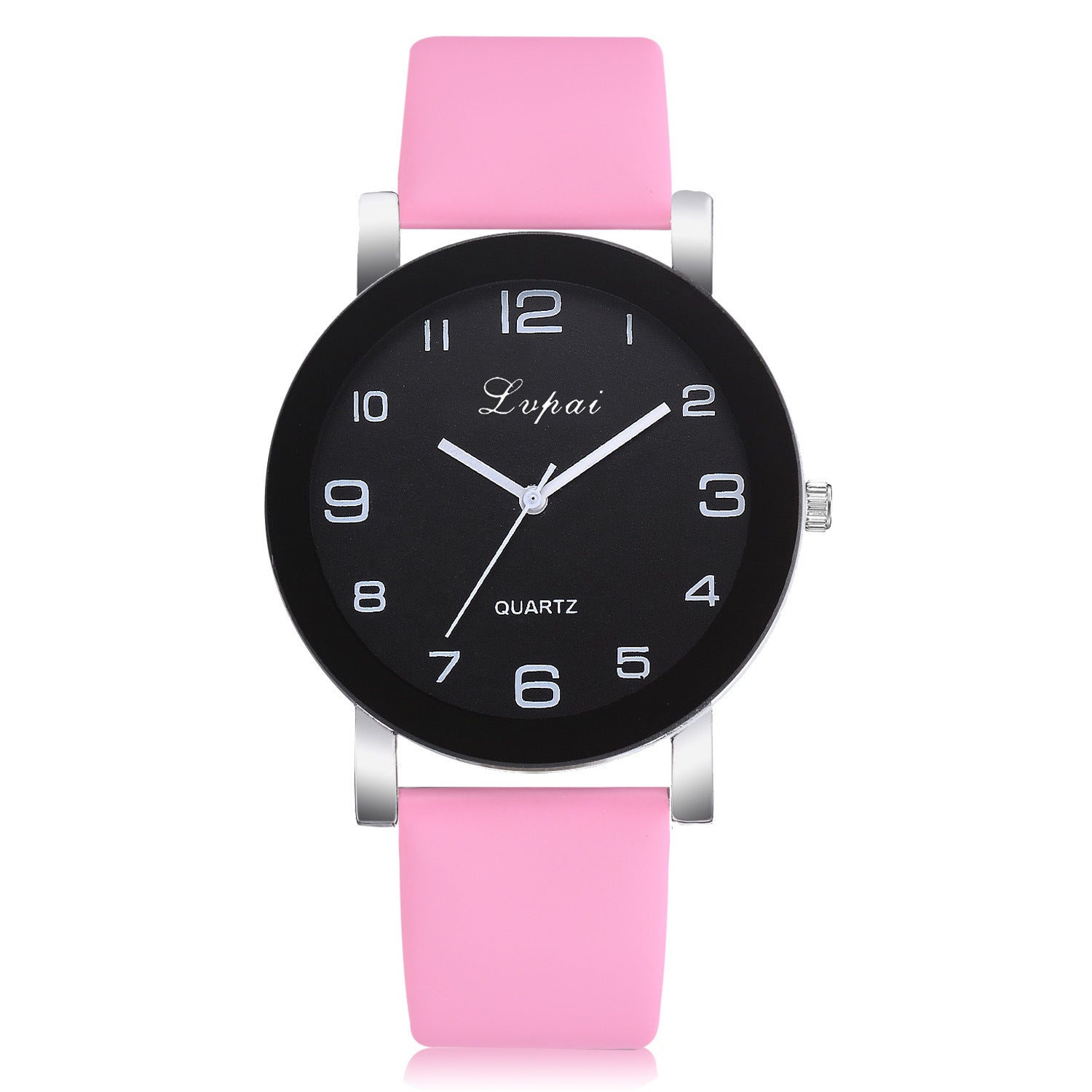 Colorful Casual PU Strap Ladies Fashion Watch