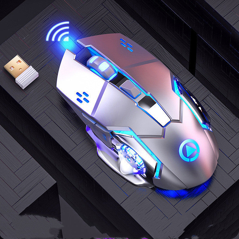 Rechargeable Wireless Silent Mouse – Quiet & Portable for Home & Office