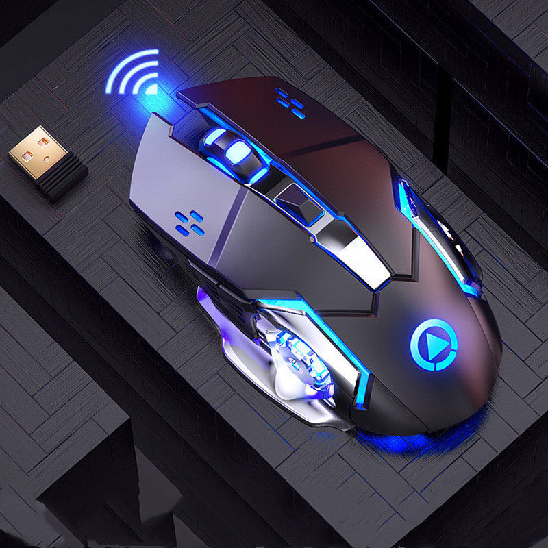 Rechargeable Wireless Silent Mouse – Quiet & Portable for Home & Office