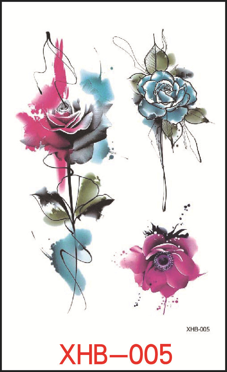 Flower Arm Tattoo Stickers – Street Market, Party, and Temporary Tattoos