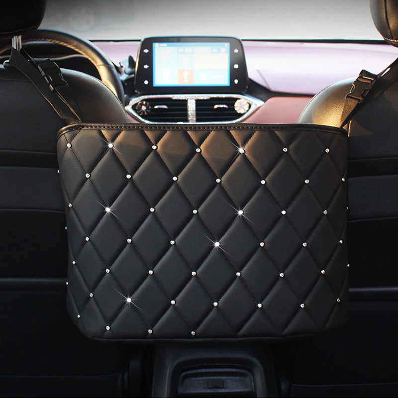 Car Seat Handbag Holder – Universal Car Storage Organizer for Middle Console & Auto Interior Tidying