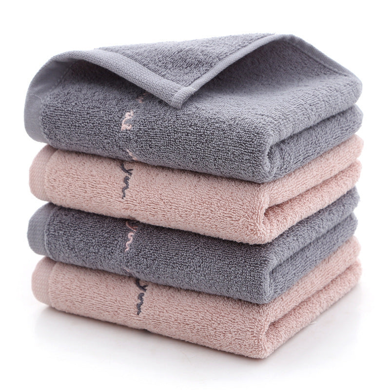 Soft Long Staple Cotton Absorbent Face Towels For Daily Use
