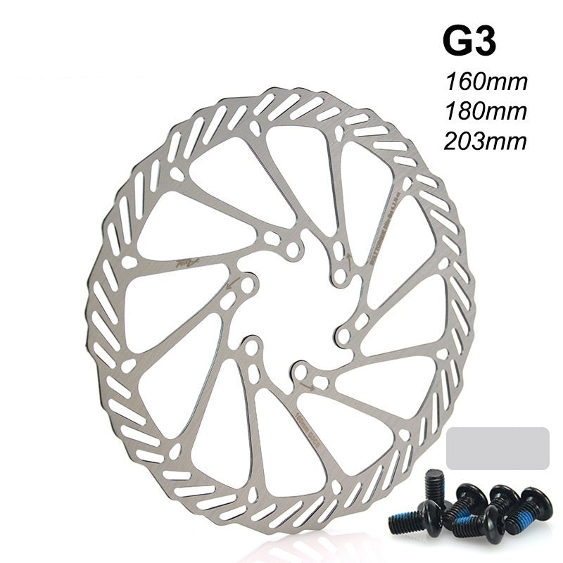 Bicycle Six-Nail Disc Brake Pads With Screws