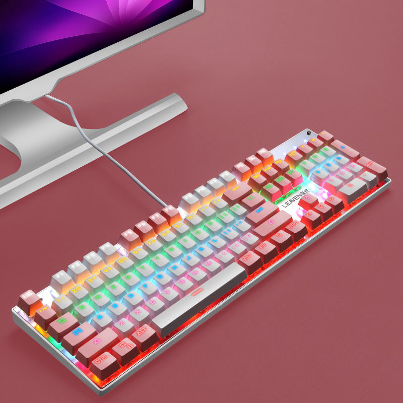 Metal Mechanical Keyboard Green Axis