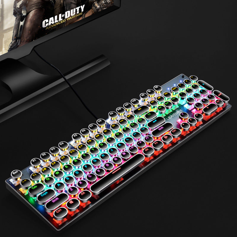 Metal Mechanical Keyboard Green Axis