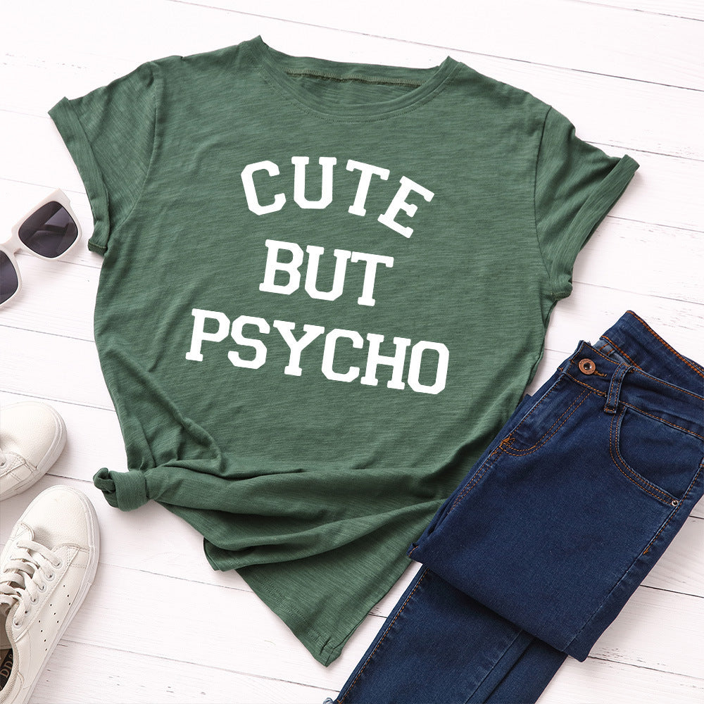 European And American Women'S Loose Short-Sleeved T-Shirt Women