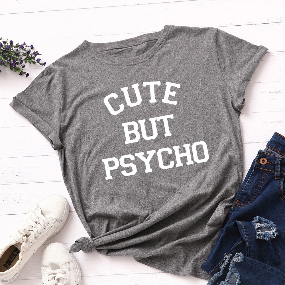 European And American Women'S Loose Short-Sleeved T-Shirt Women