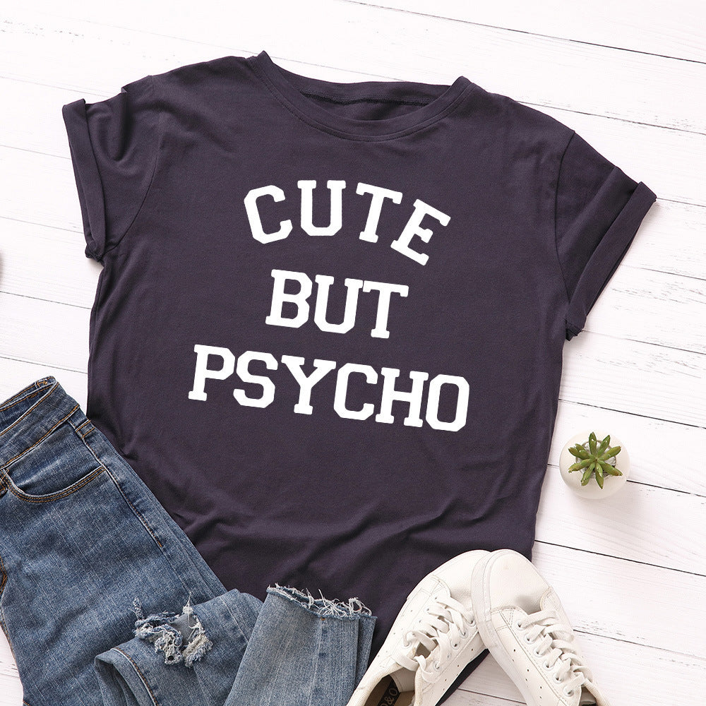 European And American Women'S Loose Short-Sleeved T-Shirt Women