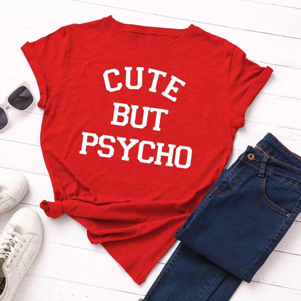 European And American Women'S Loose Short-Sleeved T-Shirt Women