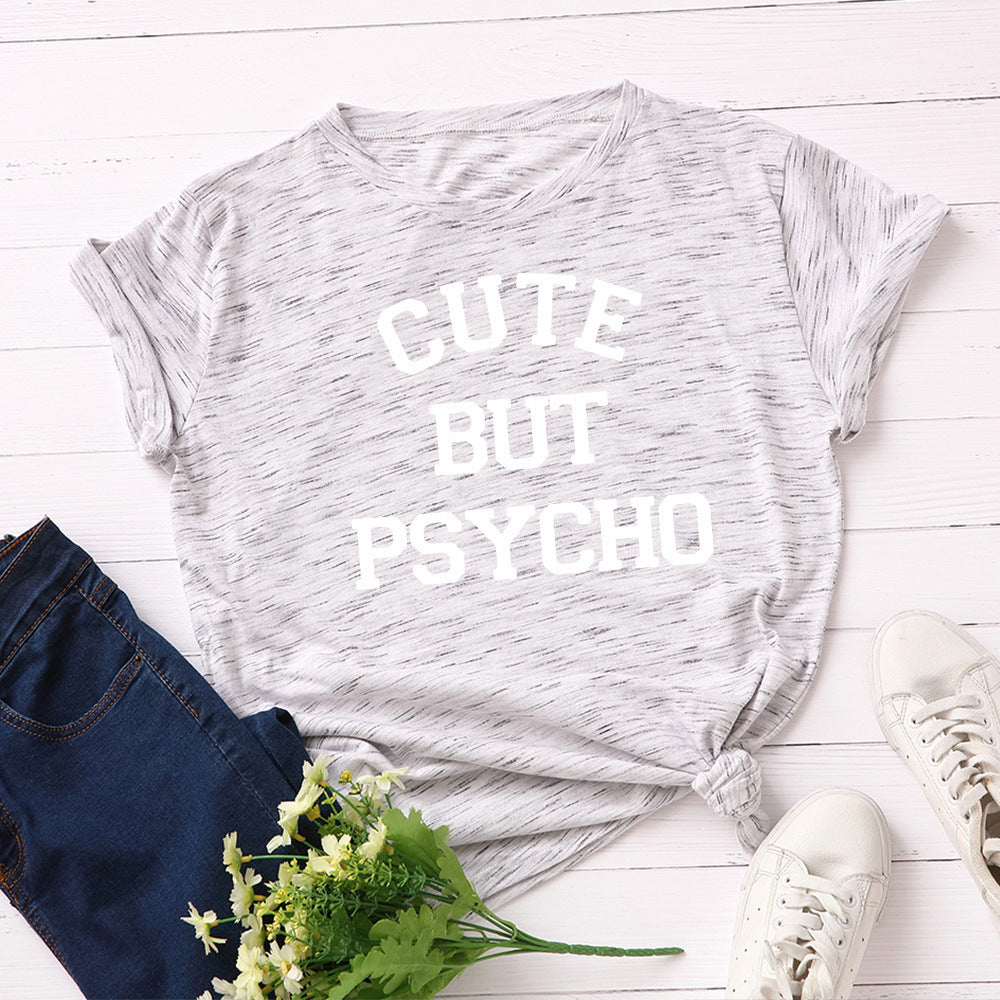 European And American Women'S Loose Short-Sleeved T-Shirt Women