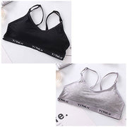 Girls’ Training Bra & Briefs Set – Cotton, Wireless