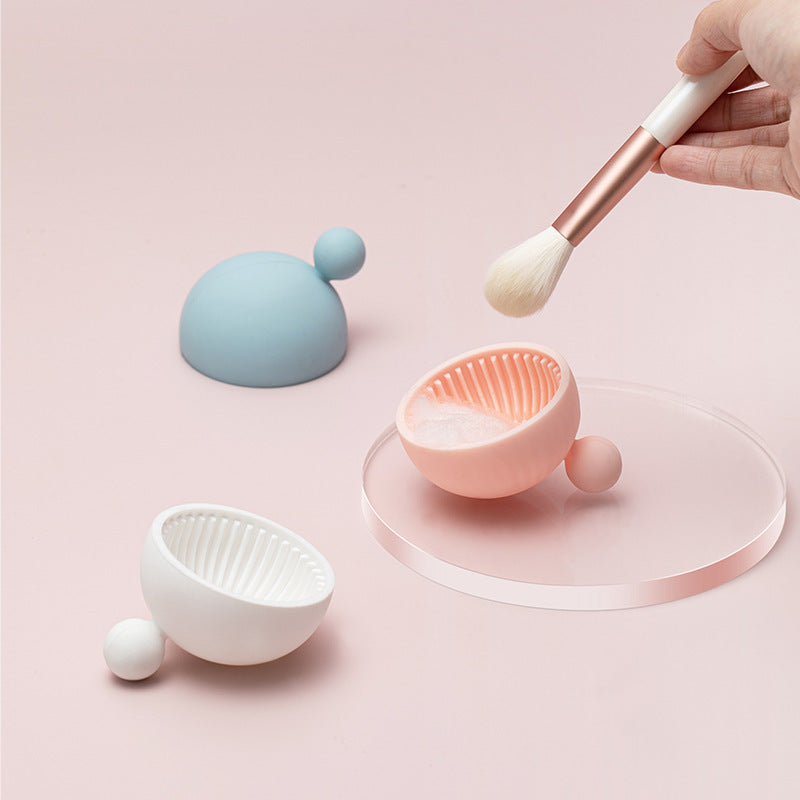 Silicone Scrubbing Tray For Makeup Brushes Non Toxic