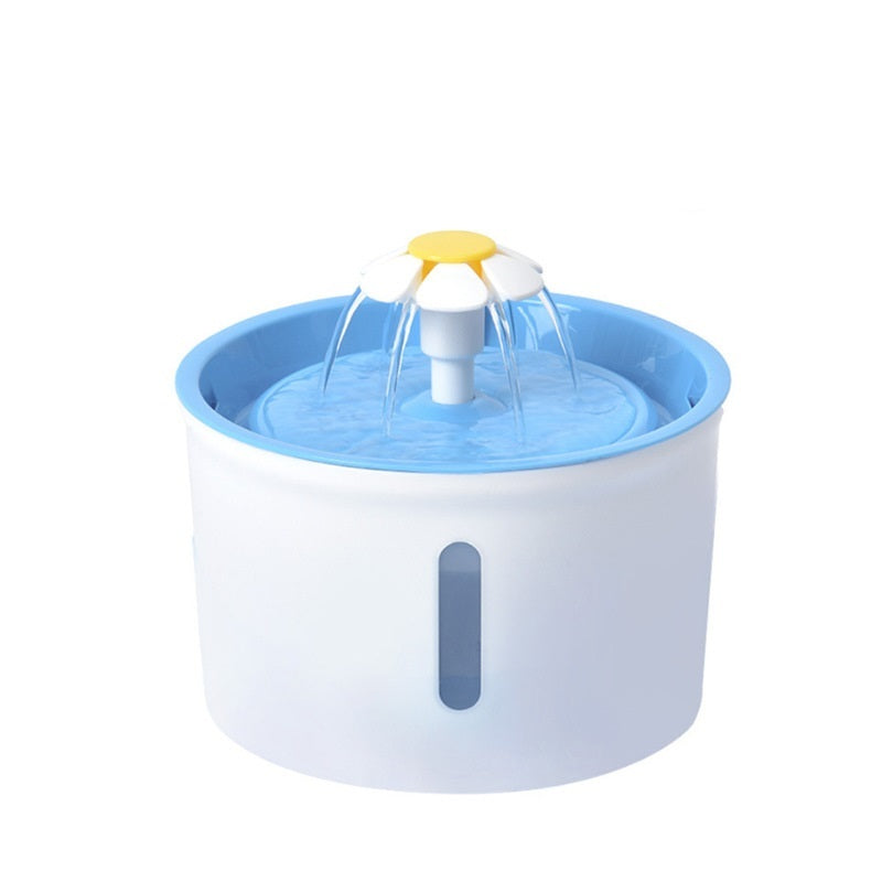 Fashion Automatic Lower Style DogKitten Water Drinking Pet Fountain Pet Bowl Drink Dish Filter