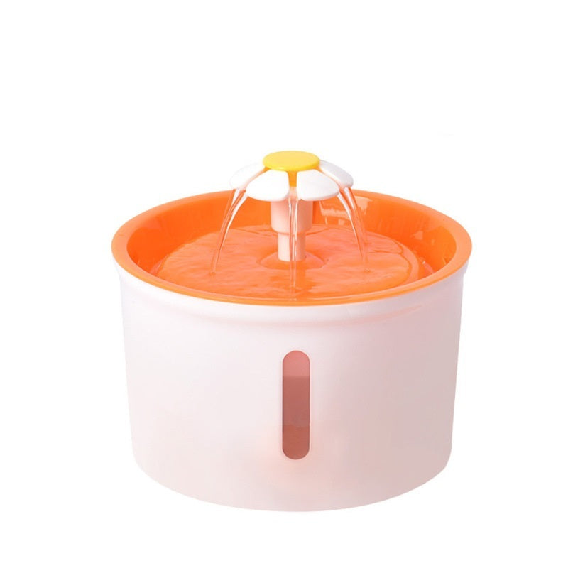 Fashion Automatic Lower Style DogKitten Water Drinking Pet Fountain Pet Bowl Drink Dish Filter