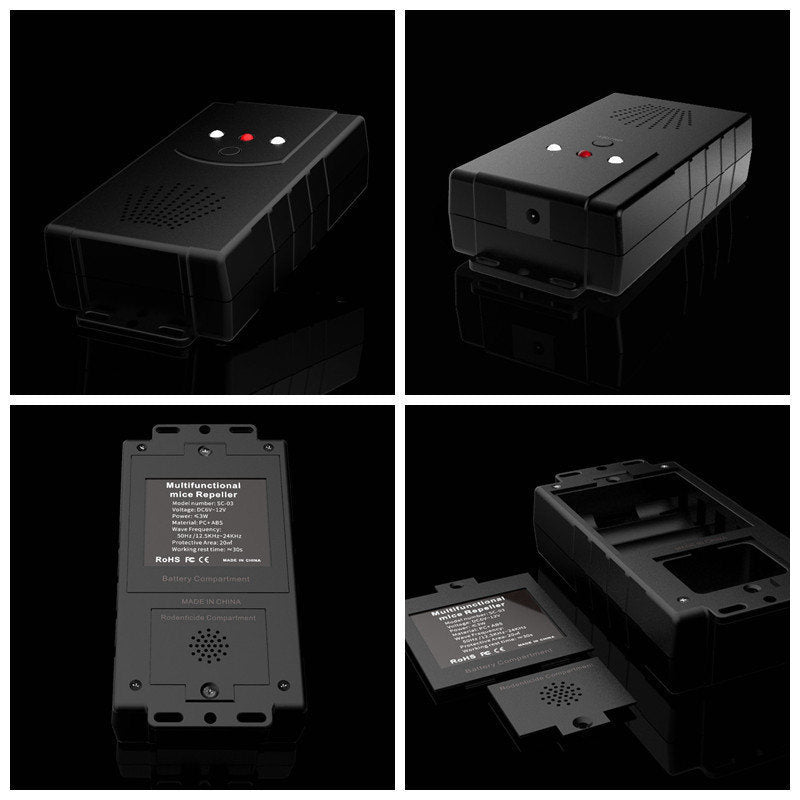 Car Ultrasonic Mouse Repeller – Electronic Pest Control Device