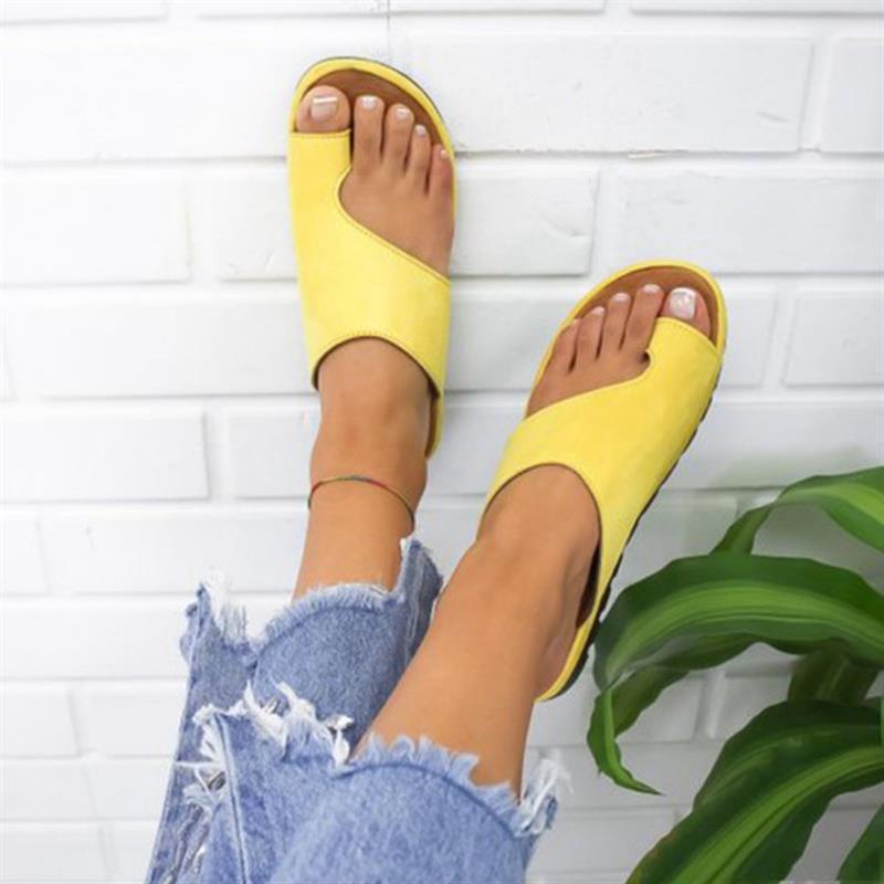 Women’s Comfy Platform Flat Sole Orthopedic Bunion Corrector Casual Shoes – Plus Size 35-43