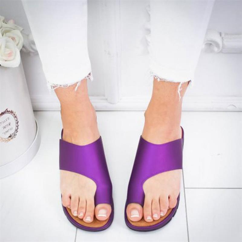 Women’s Comfy Platform Flat Sole Orthopedic Bunion Corrector Casual Shoes – Plus Size 35-43
