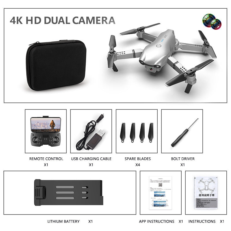 Mini Folding Drone – Remote Control Pocket-Sized Quadcopter Plane