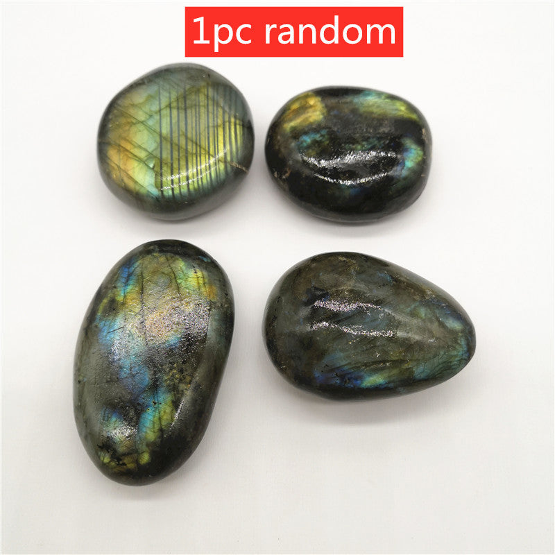 Natural Crystal Moonstone Rough Stone Ornaments Labradorite Rough Stone Ore Aquarium Stone
