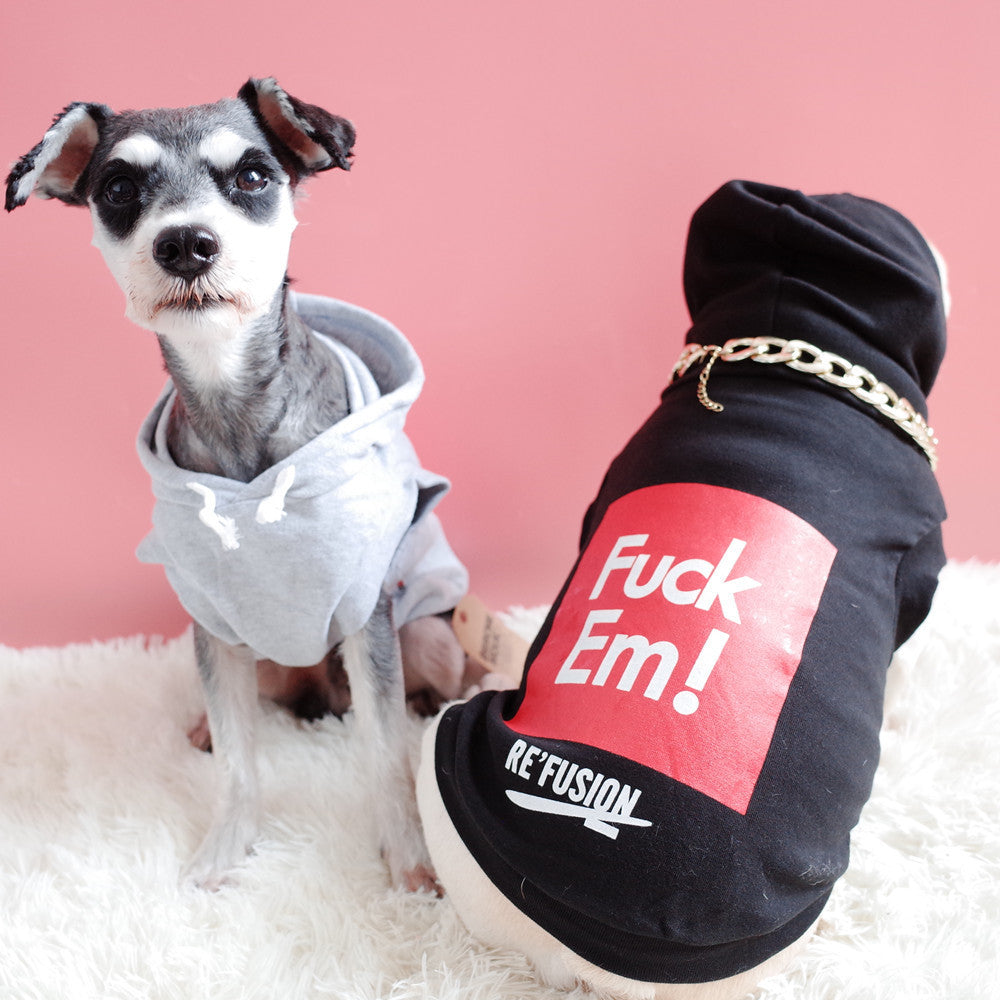 Hooded Pet Summer Vest with Letter Print