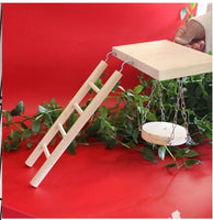 Pedal swing ladder