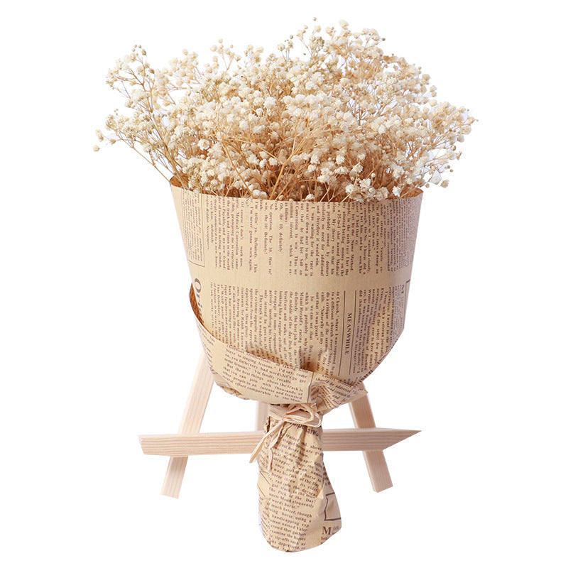Gypsophila Dried Flower Bouquet – Air-Dried Real Flowers for Home Decor