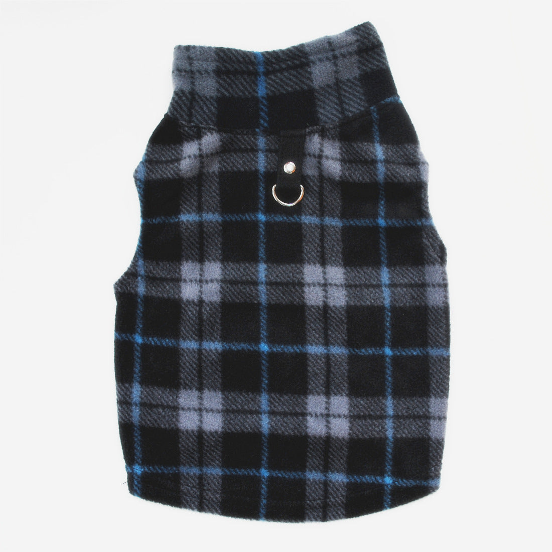 Warm Fleece Pet Dog Clothes Autumn Winter Thickened Vest Coat Small Medium Dogs Warm Costume With Traction Ring