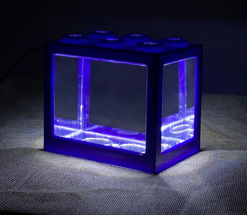 Small Building Block Box Fish Tank Special Fish Tank For Thai Fighting Fish
