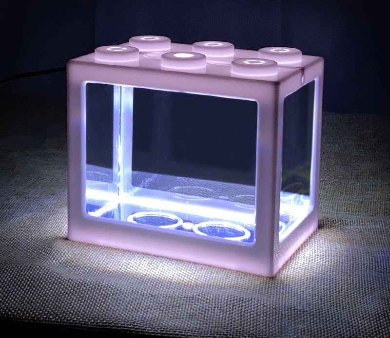 Small Building Block Box Fish Tank Special Fish Tank For Thai Fighting Fish