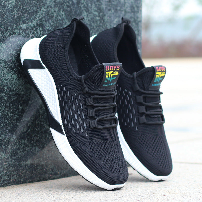 Men's Breathable Mesh Sports Shoes – Lightweight, Non-Slip, All-Day Comfort