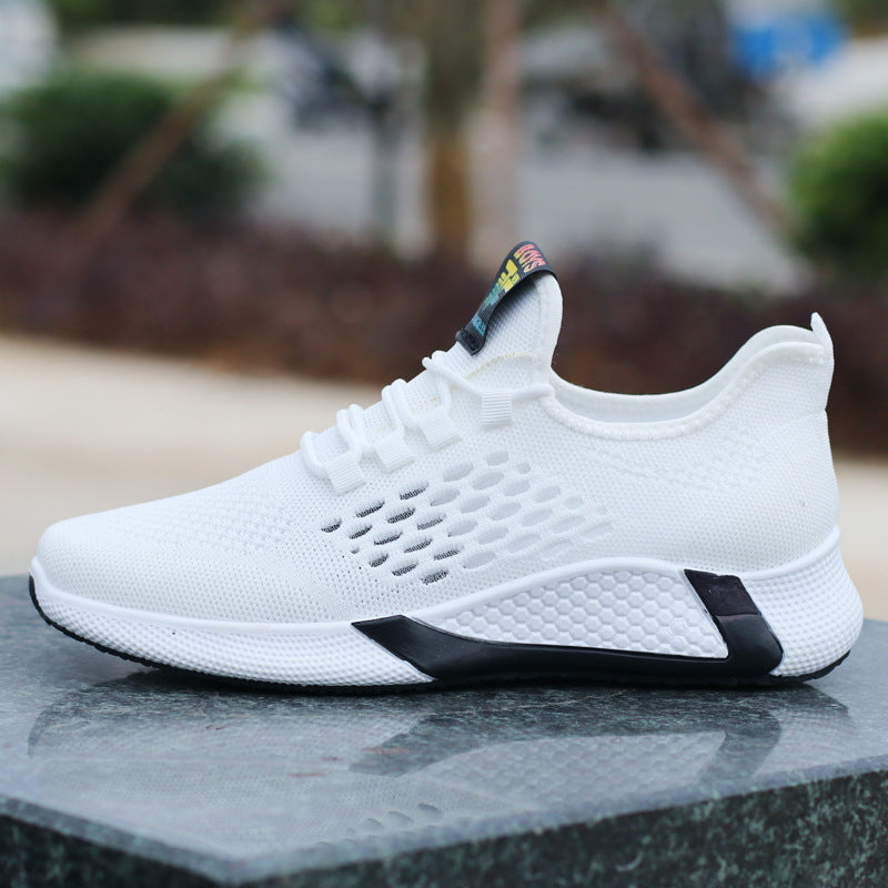 Men's Breathable Mesh Sports Shoes – Lightweight, Non-Slip, All-Day Comfort