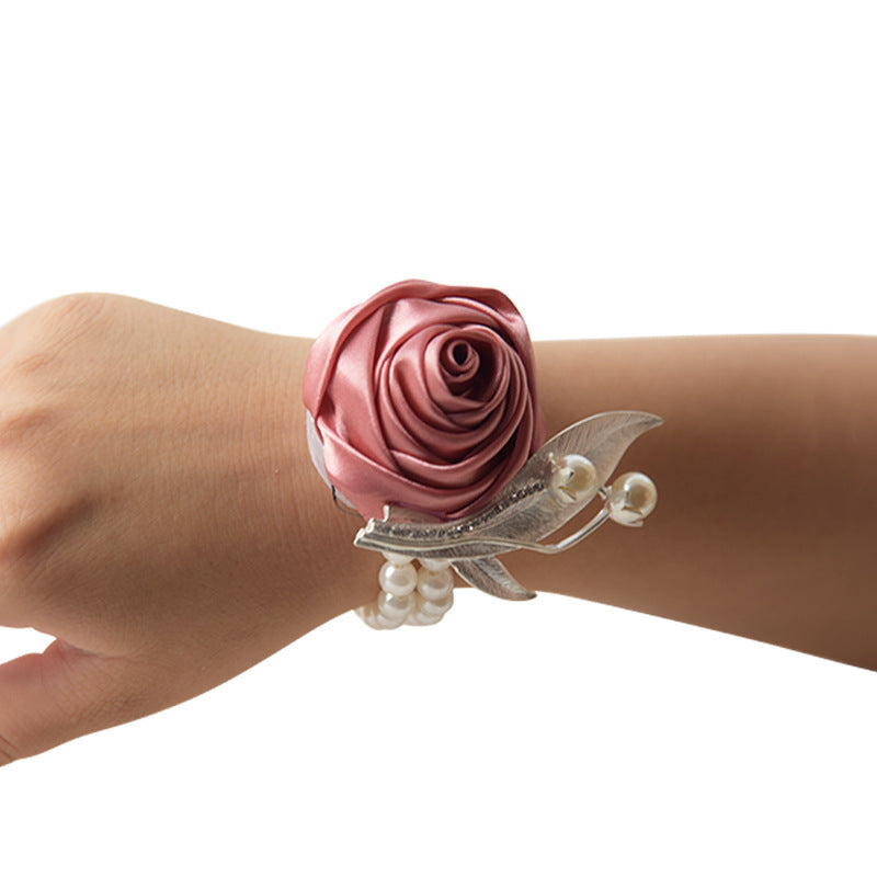 Wedding Gift Manufacturers, Wedding Decoration, Wrist Flower Corsage Brooch, Bridal Dress Up, Small Gifts