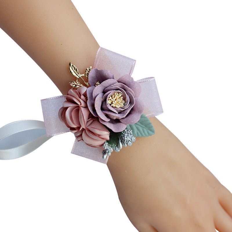 Korean Wedding Simulation Corsage Cloth for Bride's Wrist
