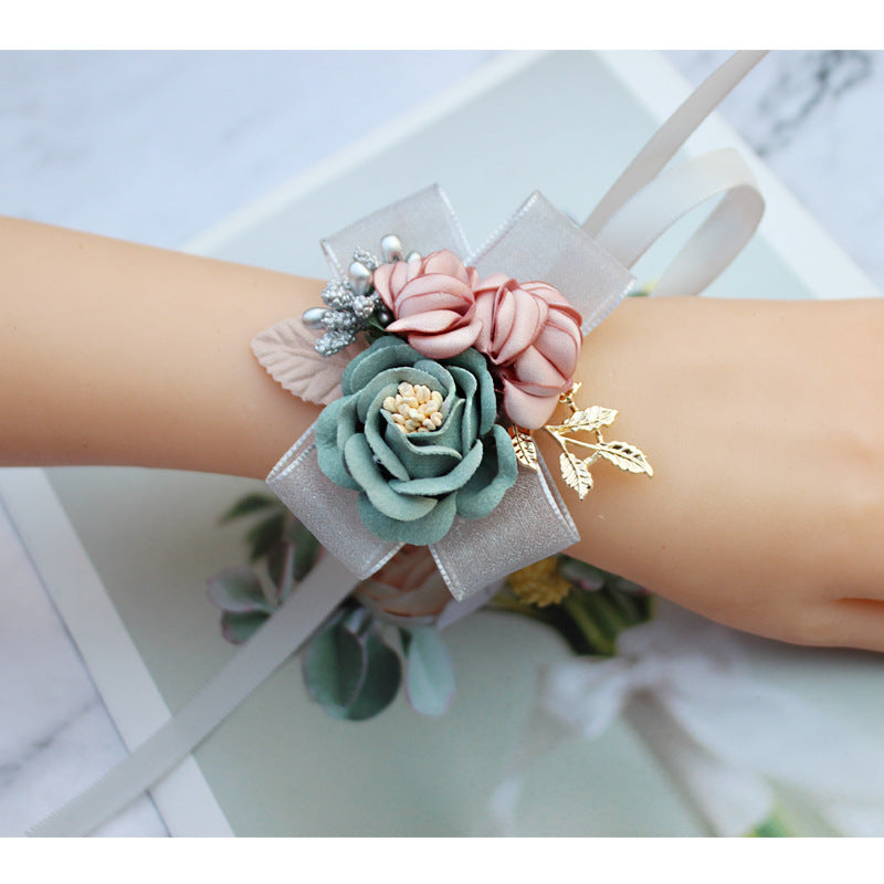 Korean Wedding Simulation Corsage Cloth for Bride's Wrist