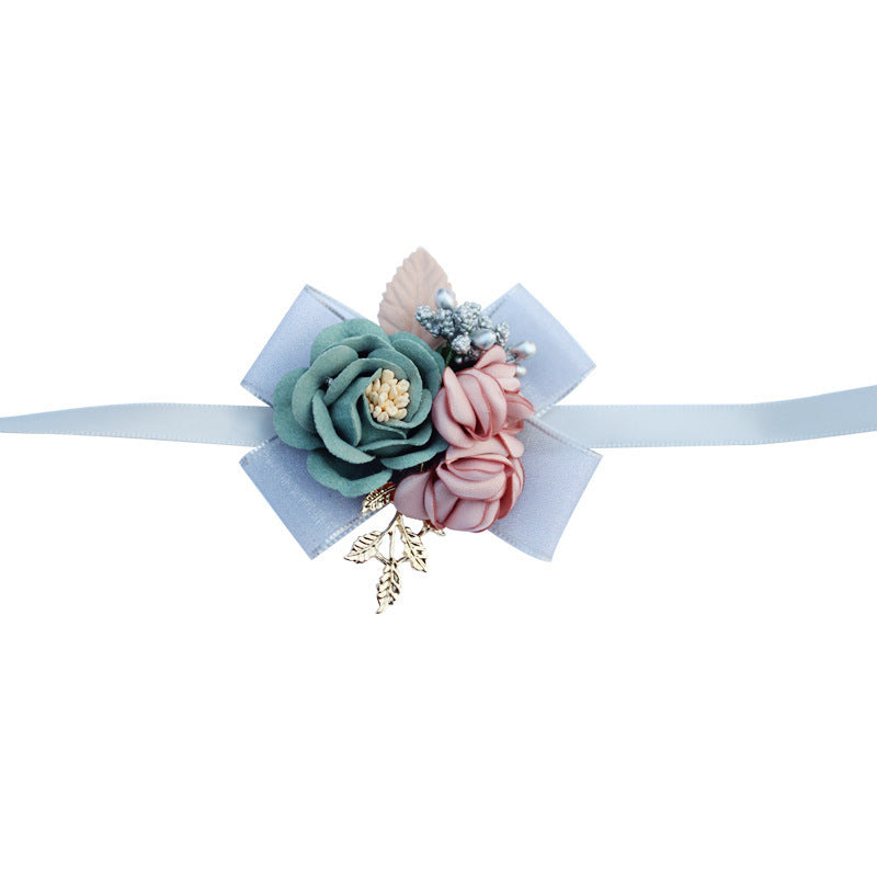 Korean Wedding Simulation Corsage Cloth for Bride's Wrist