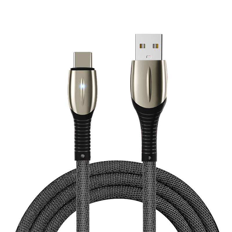 Compatible with Apple , Suitable For Android TYPE-C Apple Mobile Phone Smart With Light USB Huawei Charging Cable