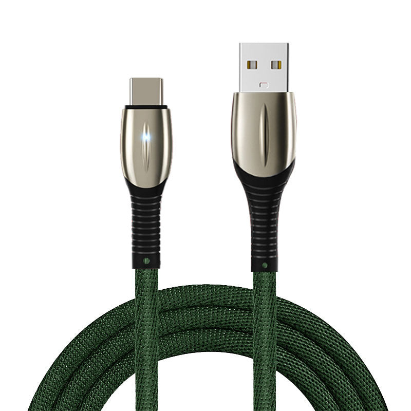 Compatible with Apple , Suitable For Android TYPE-C Apple Mobile Phone Smart With Light USB Huawei Charging Cable