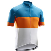 Orange and blue color matching